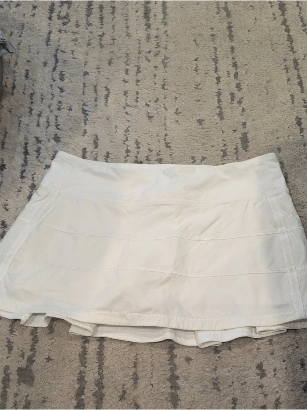 Lululemon Pace Rival Skirt II (Regular) White
